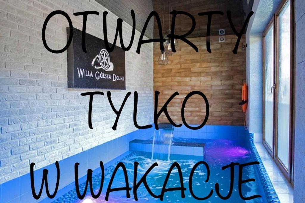 Willa Gorska Dolina Jacuzzi & Sauna Poronin Exterior foto